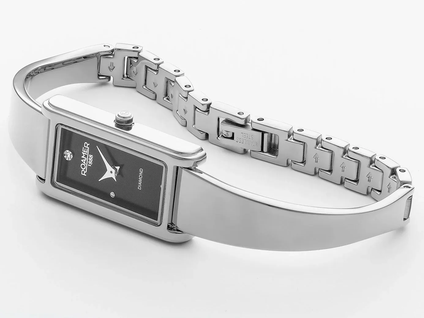 Roamer Elegance Diamond Black Watch - Image 3