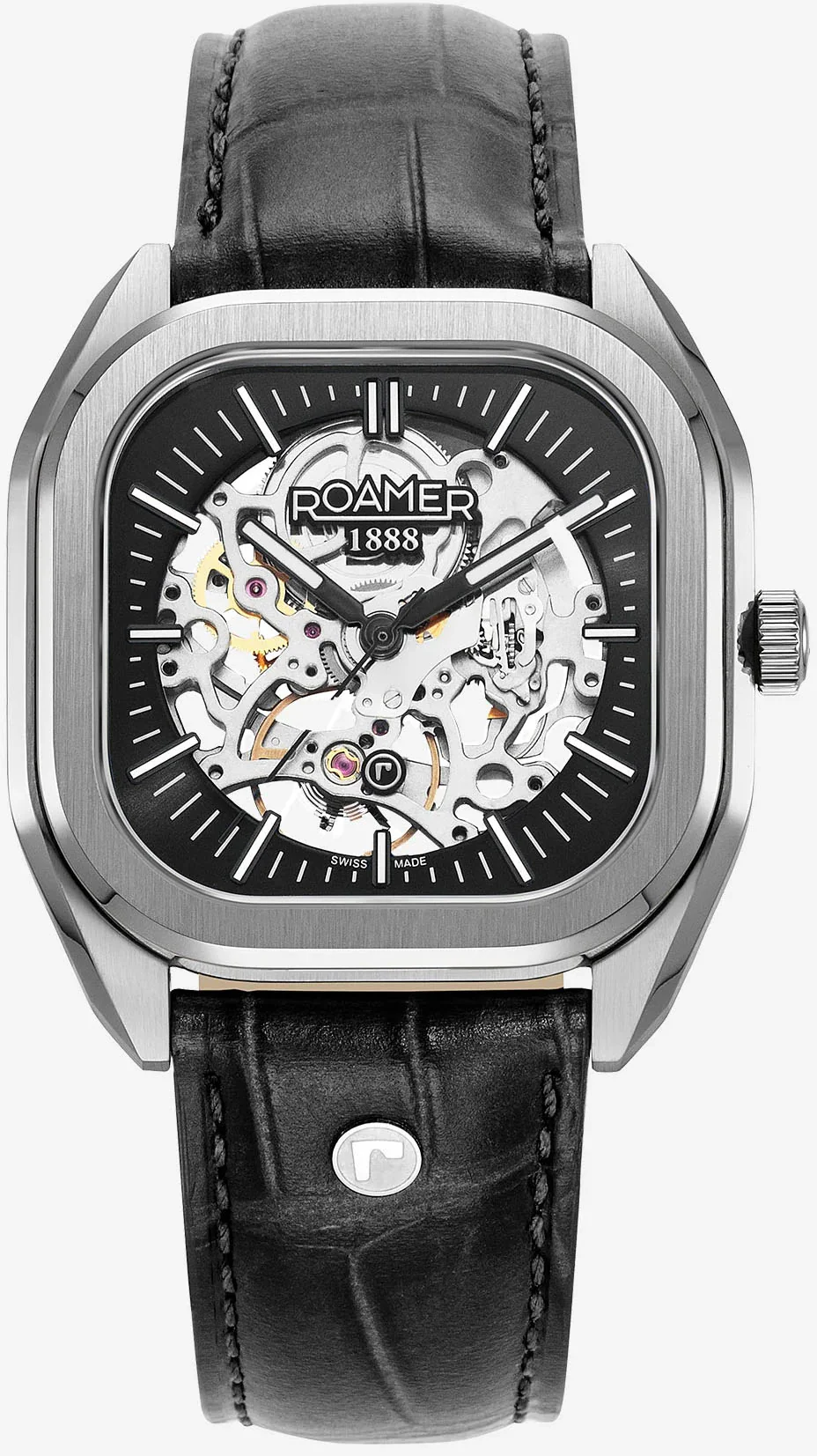 Roamer Mechano Black Skeleton Watch - Image 2