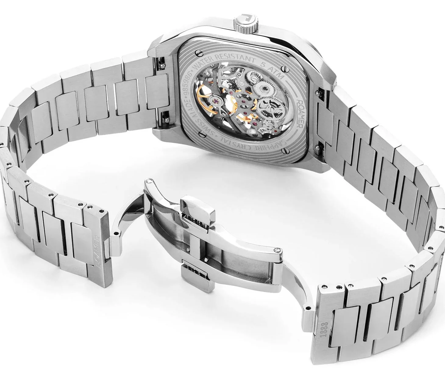 Roamer Mechano Black Skeleton Watch - Image 7