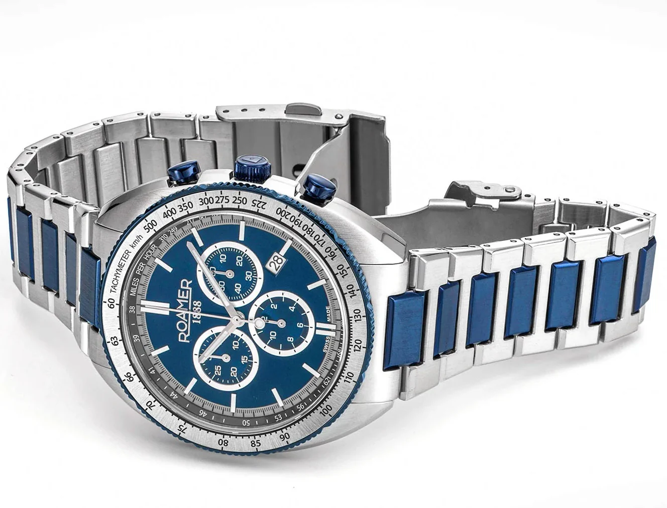 Roamer Power Chrono Blue Watch - Image 2