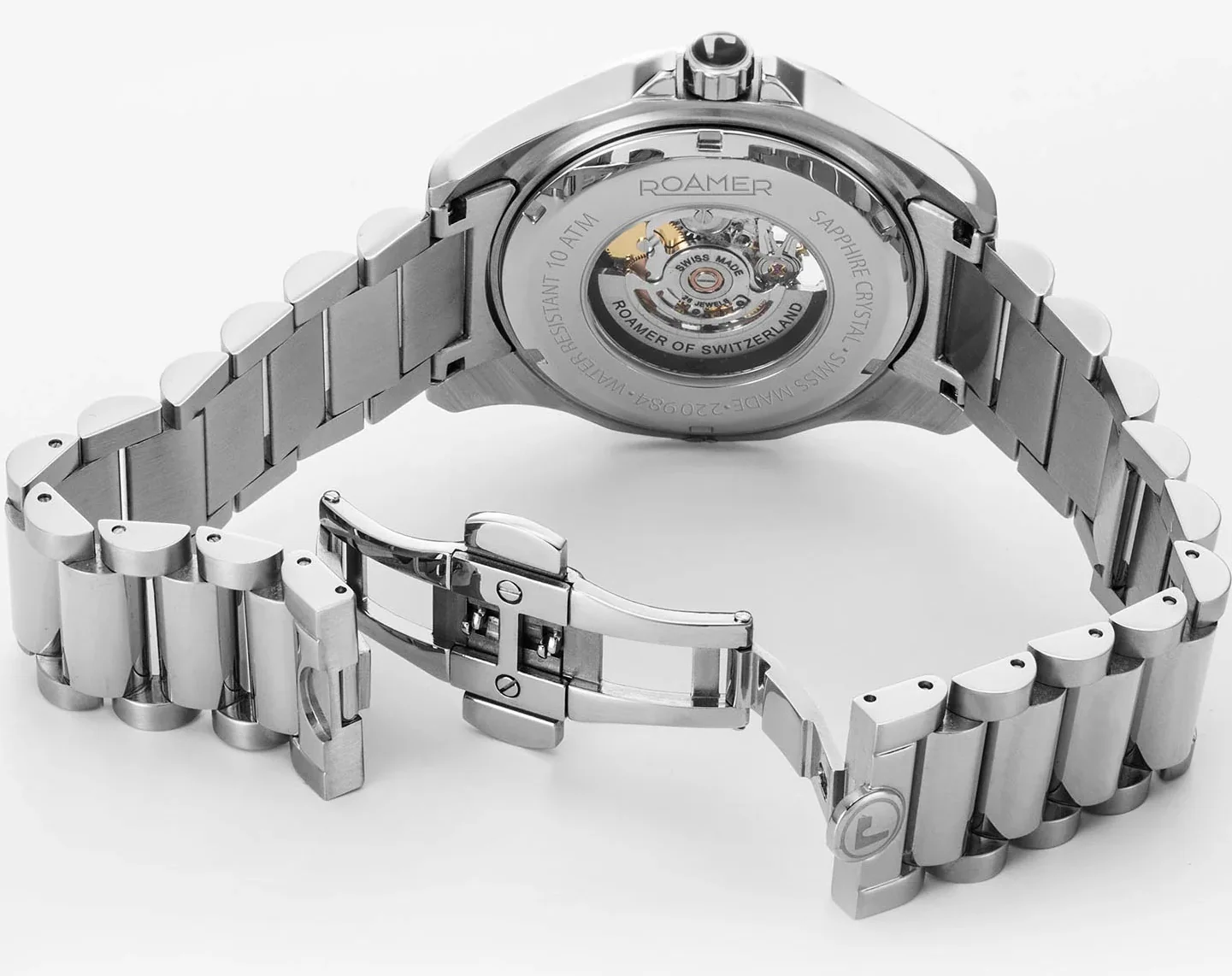 Roamer Rockshell Mark III Skeleton Black Watch - Image 3