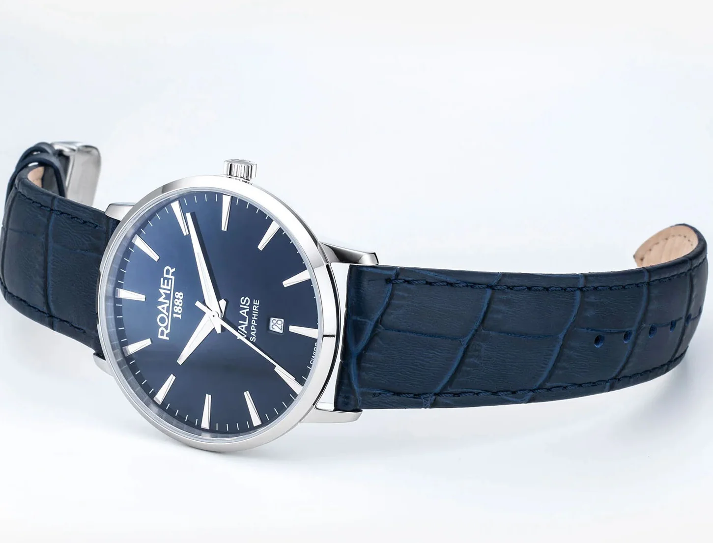 Roamer Valais Blue Gents Watch - Image 4