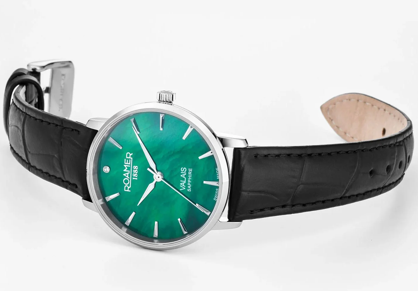 Roamer Valais Green Ladies Watch - Image 3