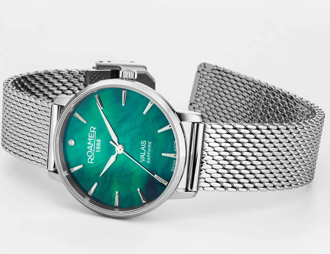 Roamer Valais Green Ladies Watch - Image 4