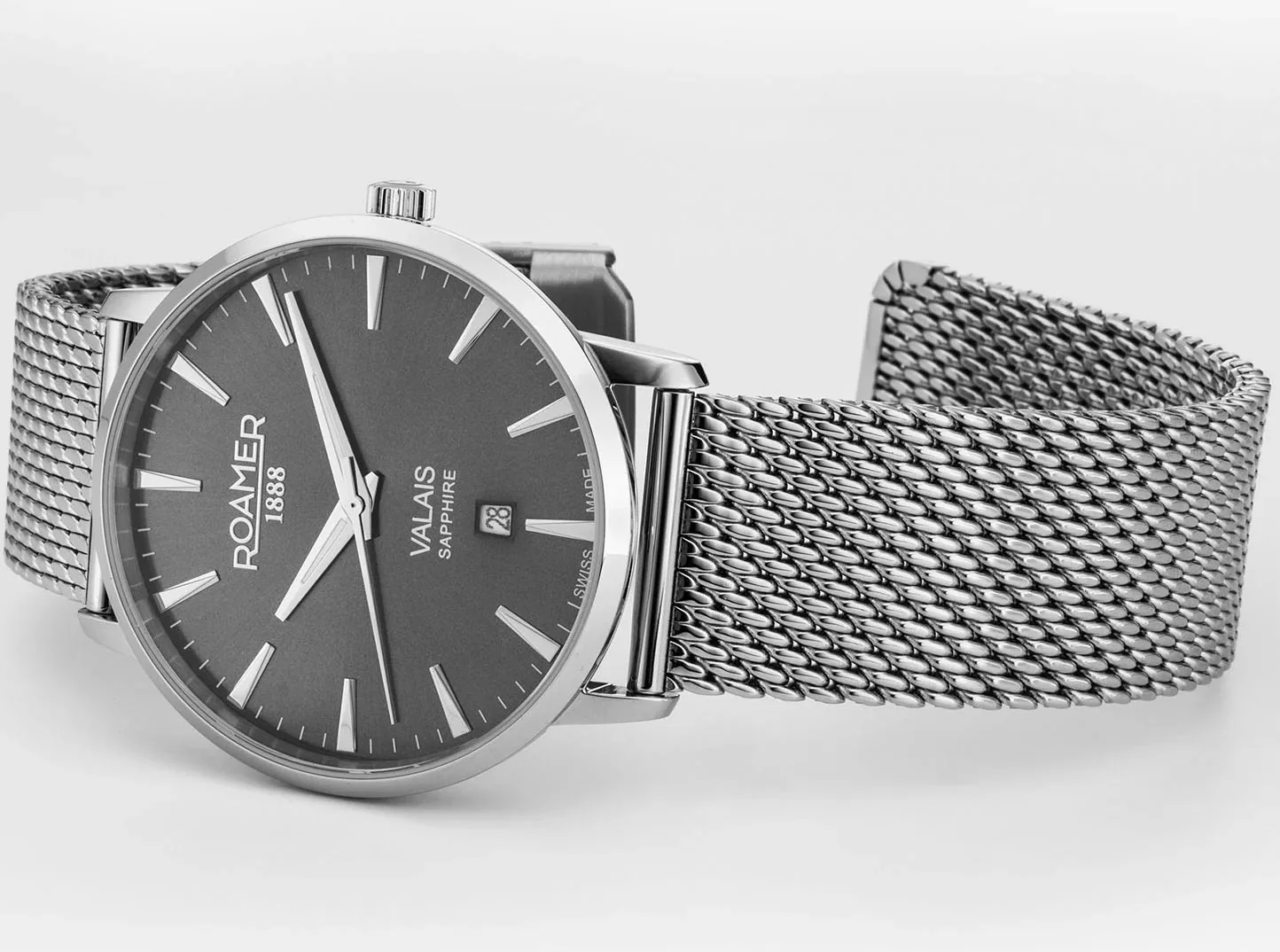 Roamer Valais Grey Gents Watch - Image 6