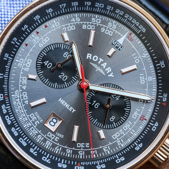 Rotary Watch Henley Chronograph Mens - Image 3