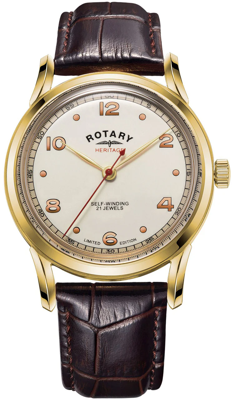Rotary Watch Heritage Gold PVD Limited Edition