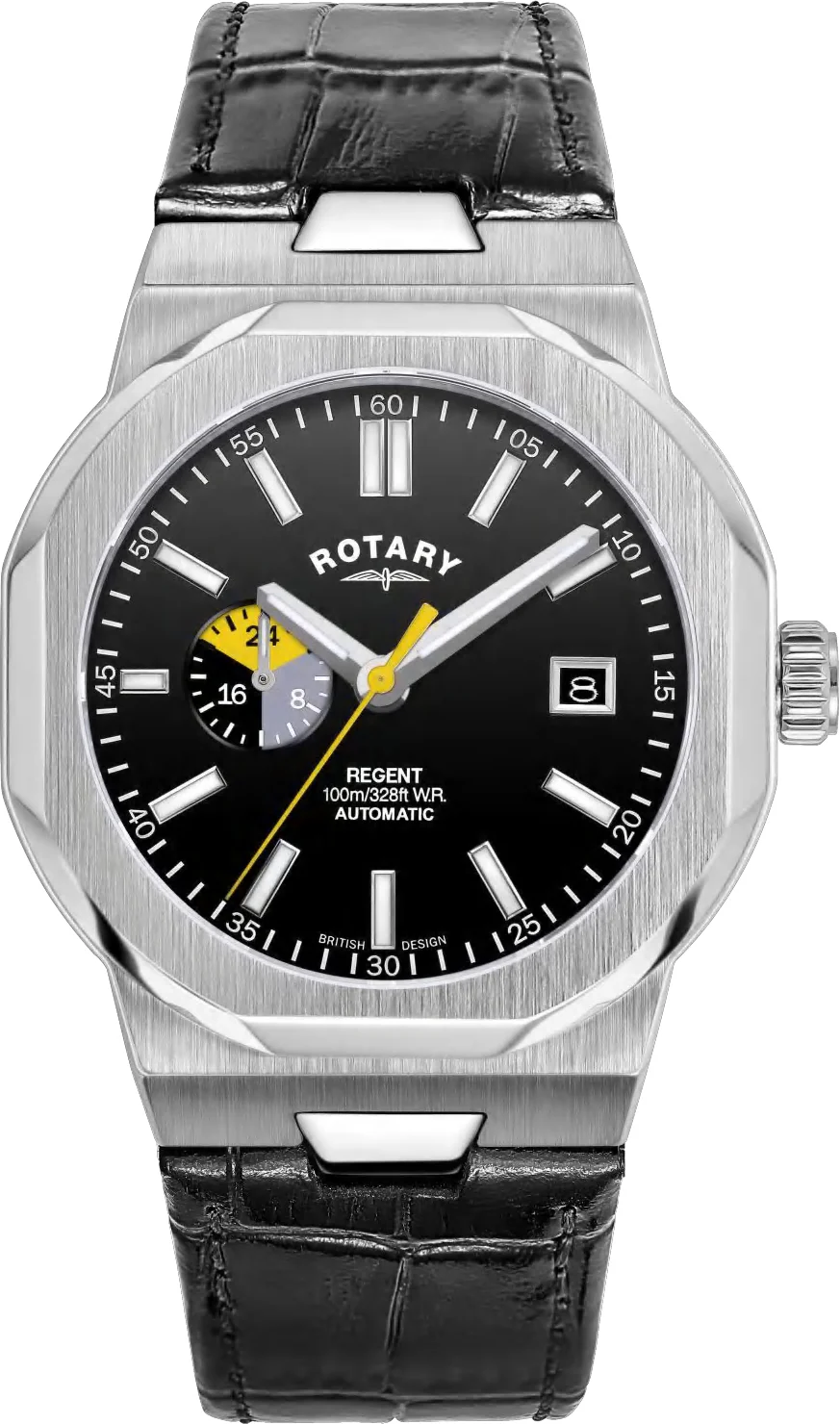 Rotary Watch Regent 24 Hour Subdial Mens