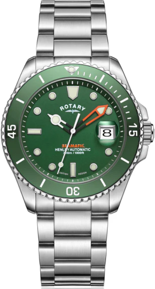 Rotary Watch Seamatic Green D