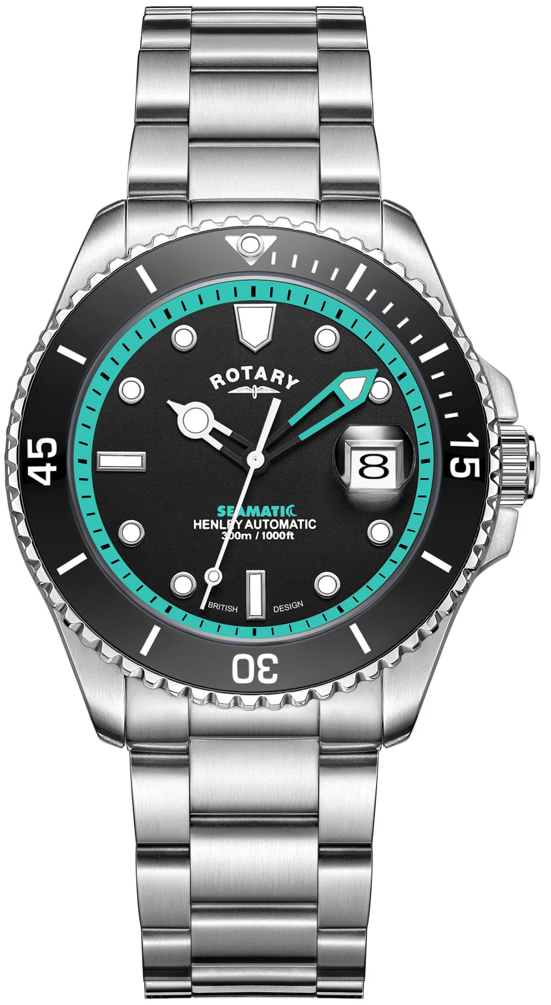 Rotary Watch Henley Seamatic Mens D