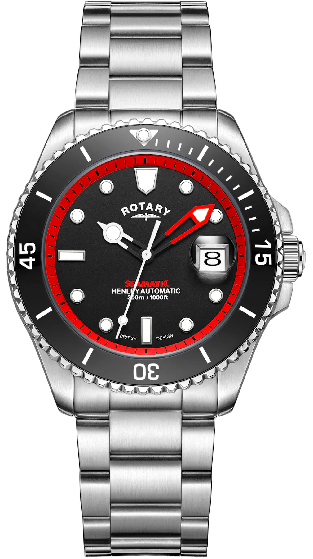 Rotary Watch Henley Seamatic Mens D