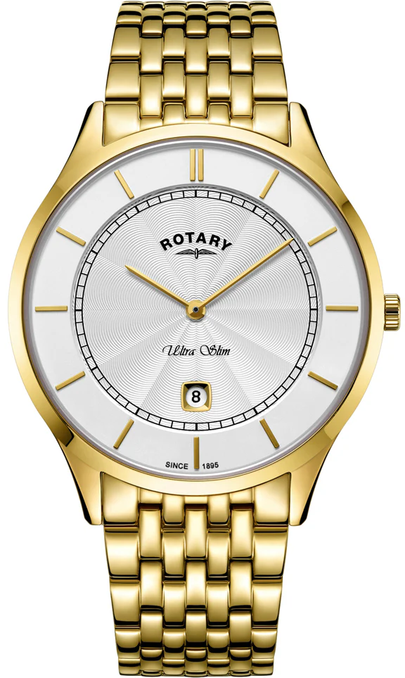 Rotary Watch Ultra Slim Gold