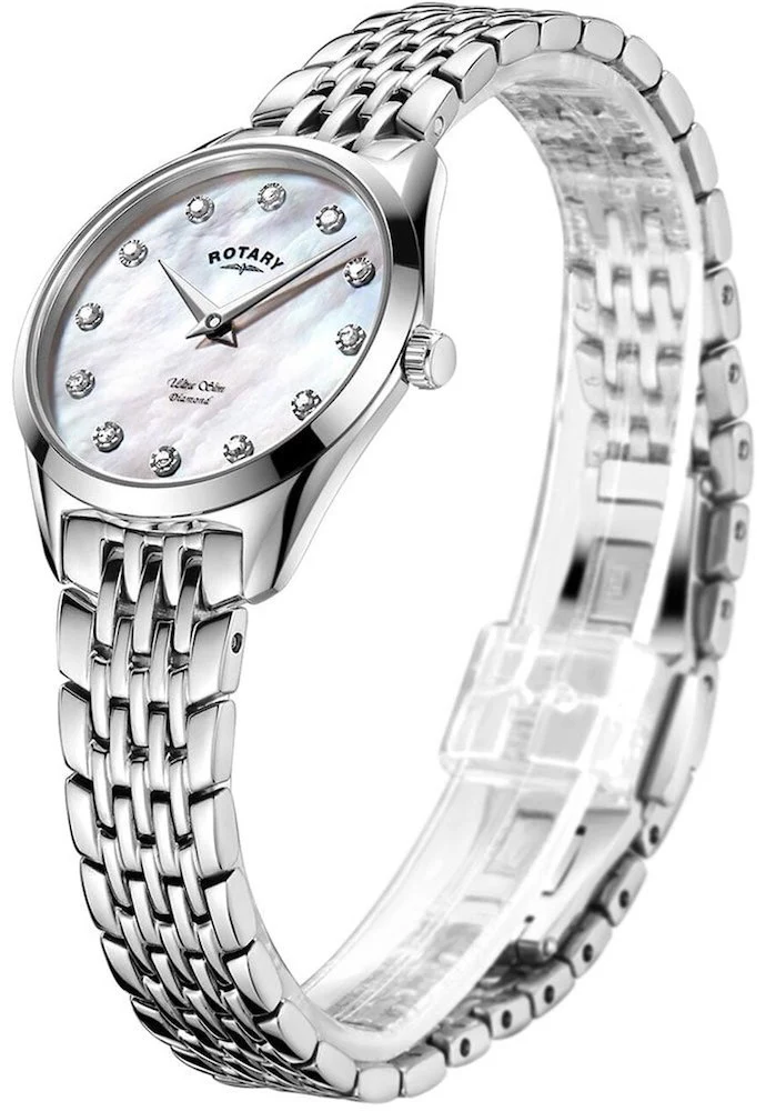 Rotary Ultra Slim Diamond Watch - Image 2