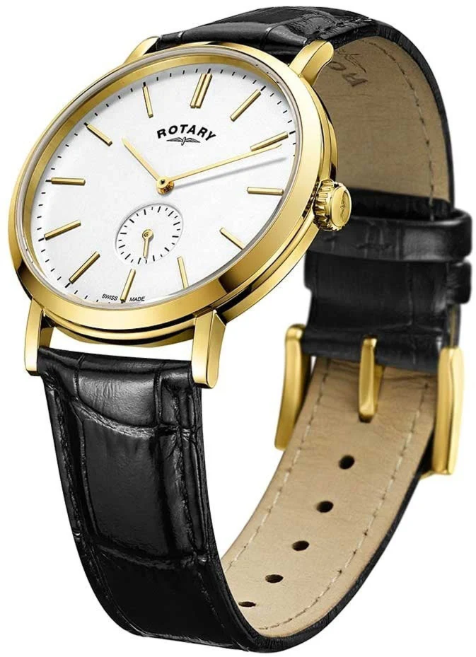 Rotary Watch Windsor Offset Gold PVD Mens - Image 2