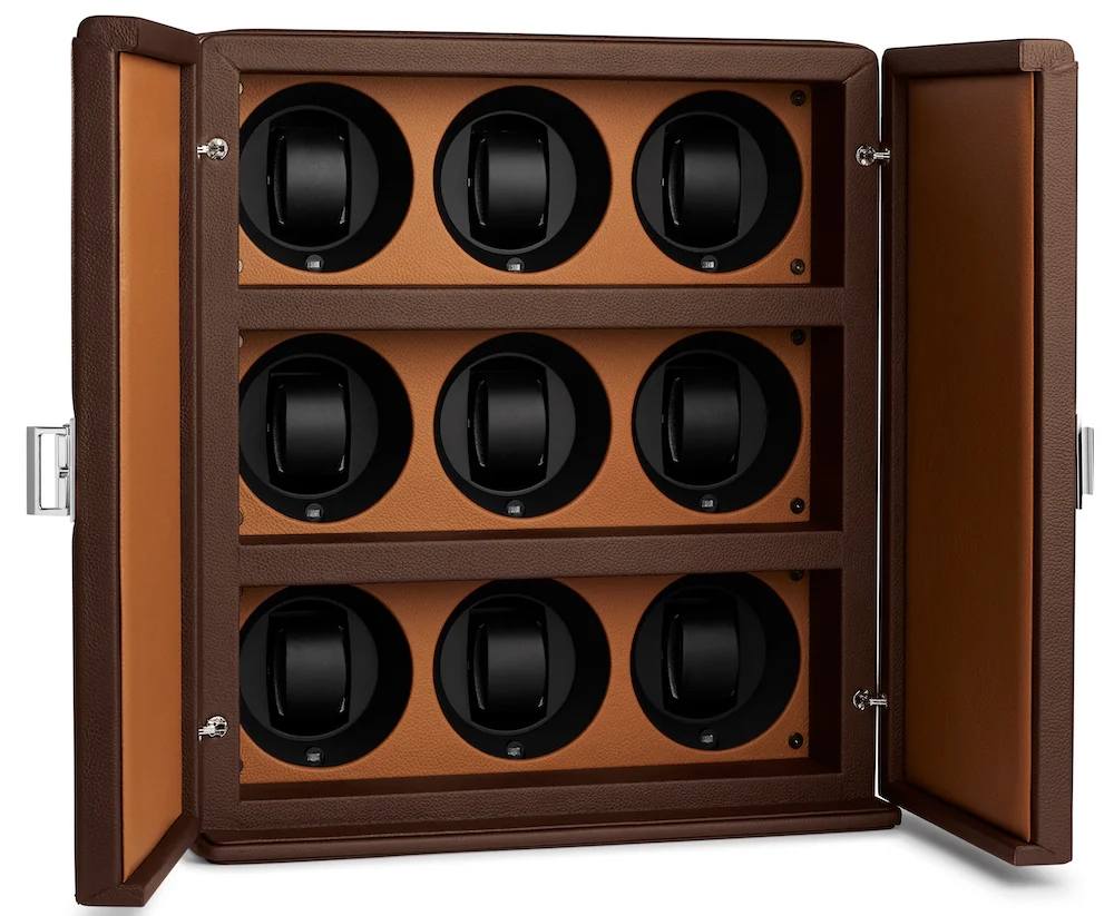 Scatola del Tempo Watch Winder Rotore 9 Bi Colour