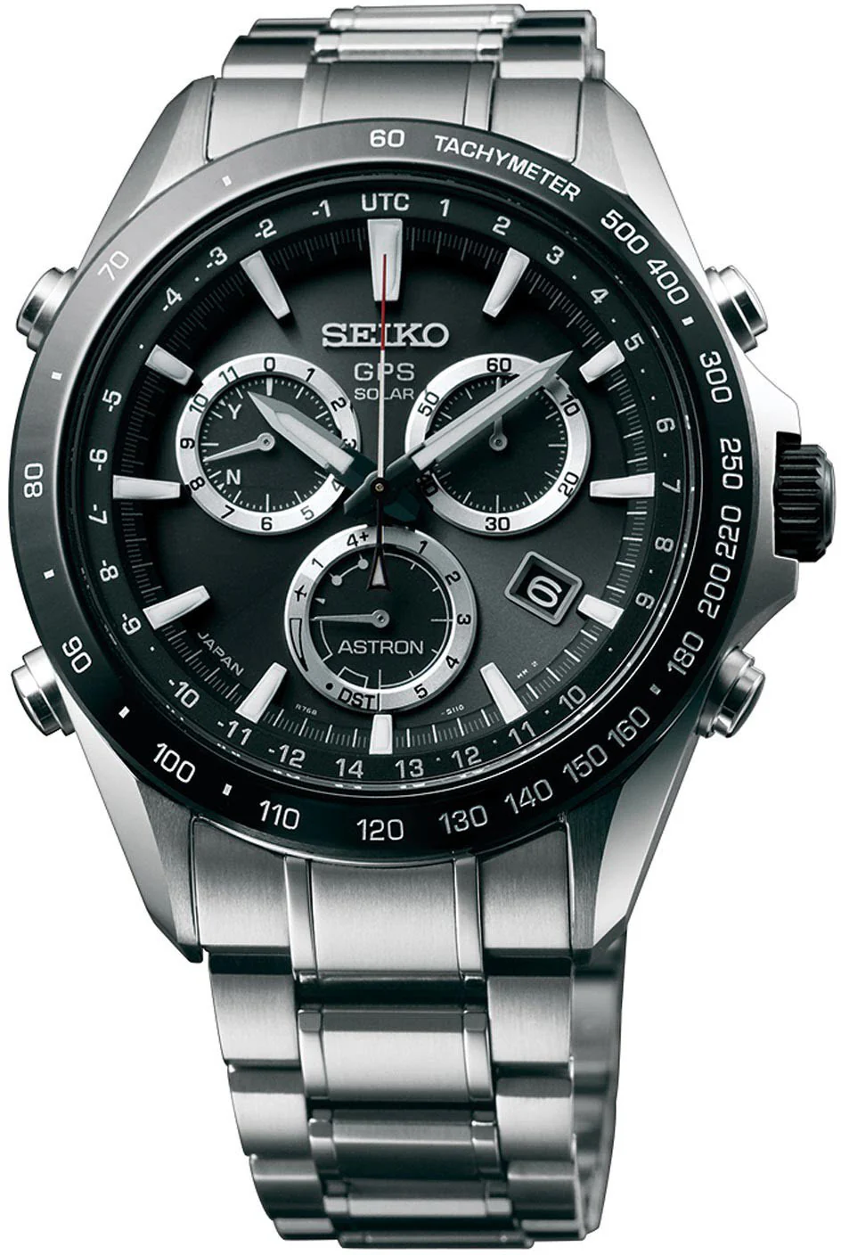 Seiko Astron Watch GPS Solar Chronograph Bracelet