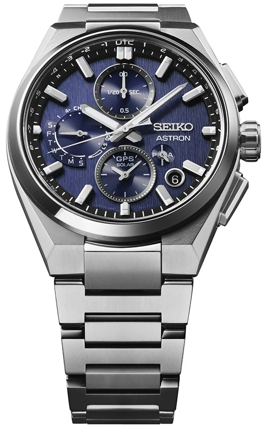 Seiko Astron GPS Solar Dual Time Chronograph Watch - Image 2