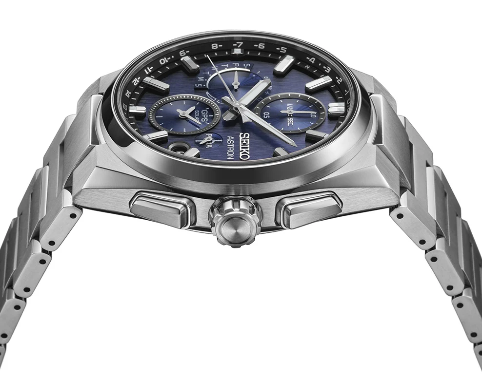 Seiko Astron GPS Solar Dual Time Chronograph Watch - Image 3