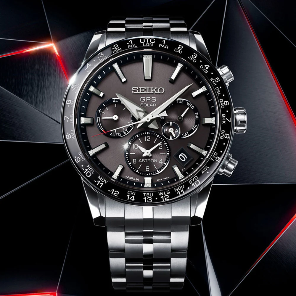 Seiko Astron Watch Caliber 5X Solar GPS Mens - Image 2
