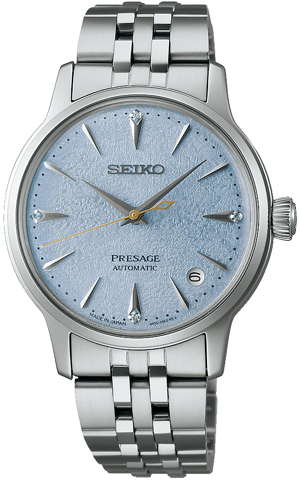 Seiko Presage Cocktail Time Frozen Skydiving Diamond Watch