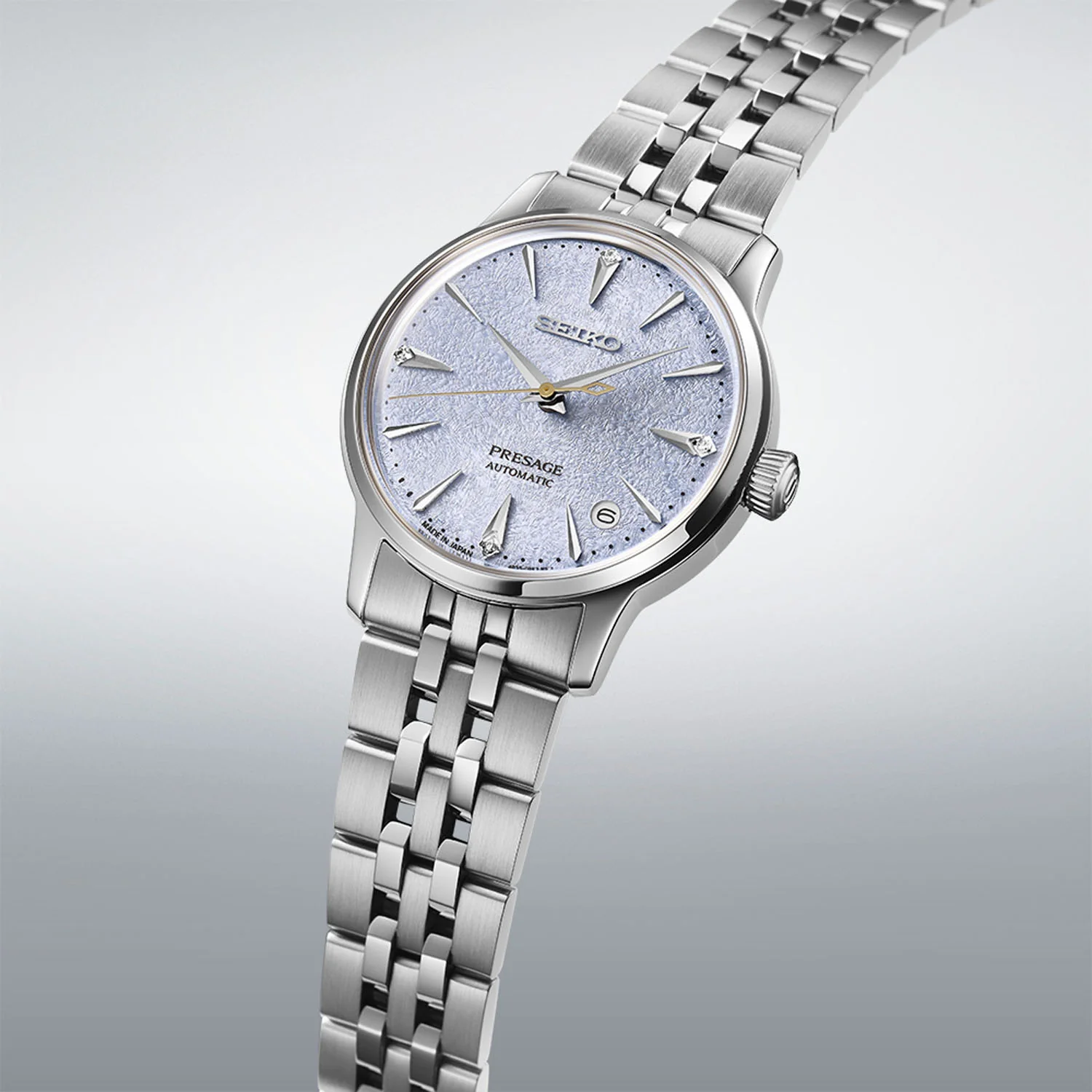 Seiko Presage Cocktail Time Frozen Skydiving Diamond Watch - Image 4