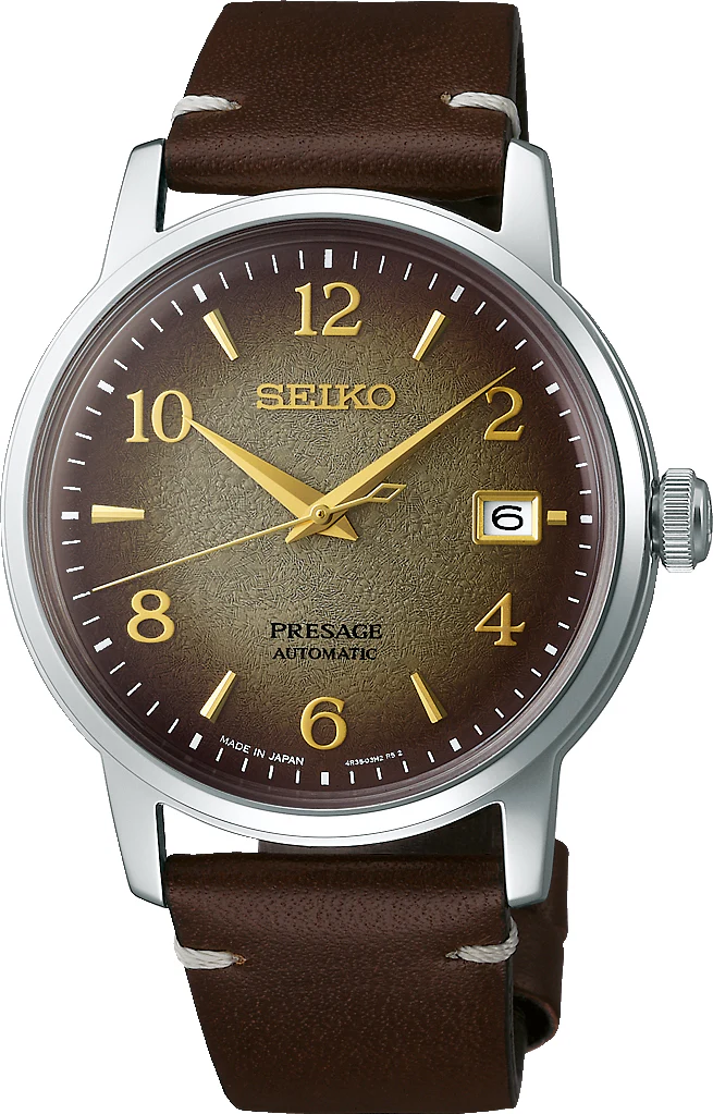 Seiko Presage Watch Cocktail Time Hojicha Limited Edition
