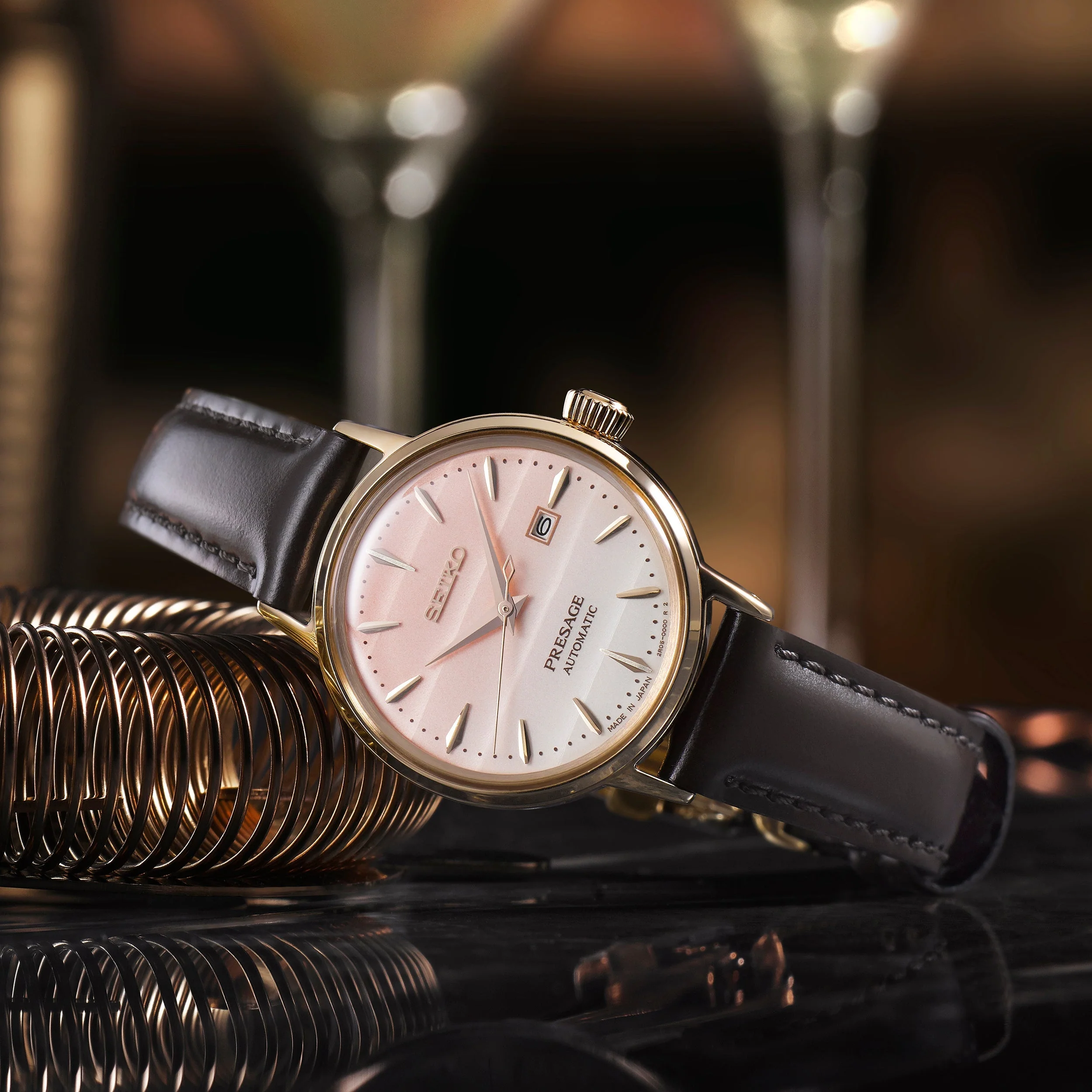 Seiko Presage Cocktail Time Pinky Twilight Limited Edition Watch - Image 8