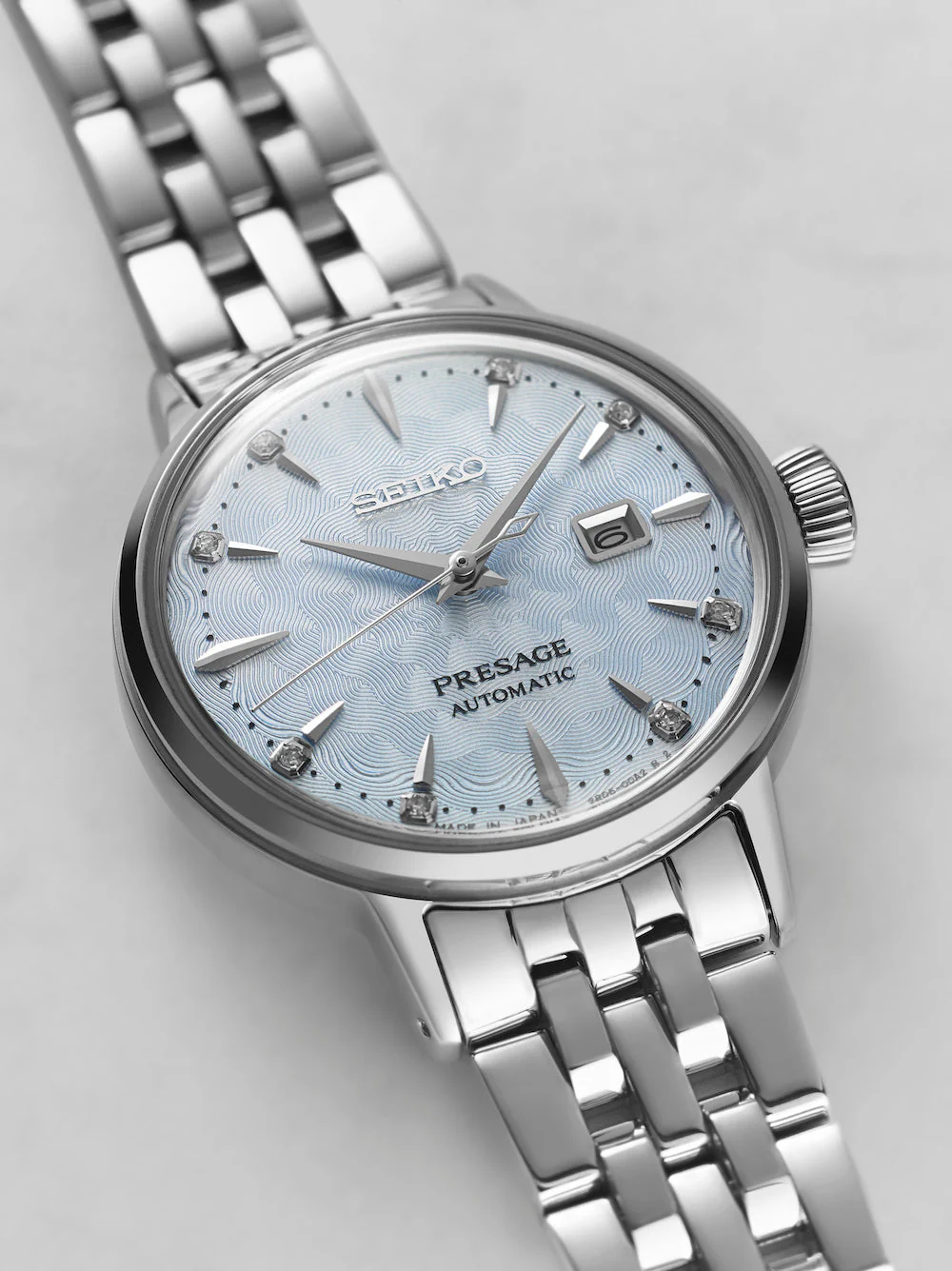 Seiko Presage Cocktail Time Skydiving Diamond Twist Watch - Image 2