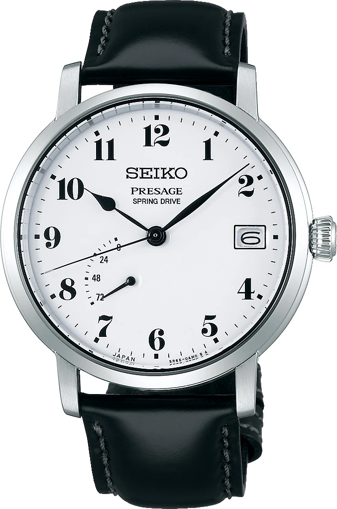 Seiko Presage Watch Enamel Dial Spring Drive Mens