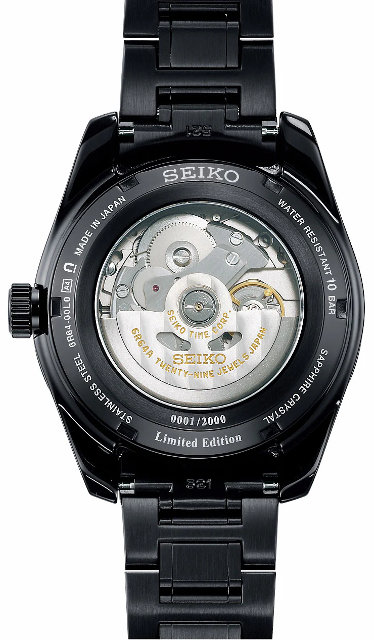 Seiko Presage Watch Sharp Edged Akebono GMT Limited Edition - Image 2