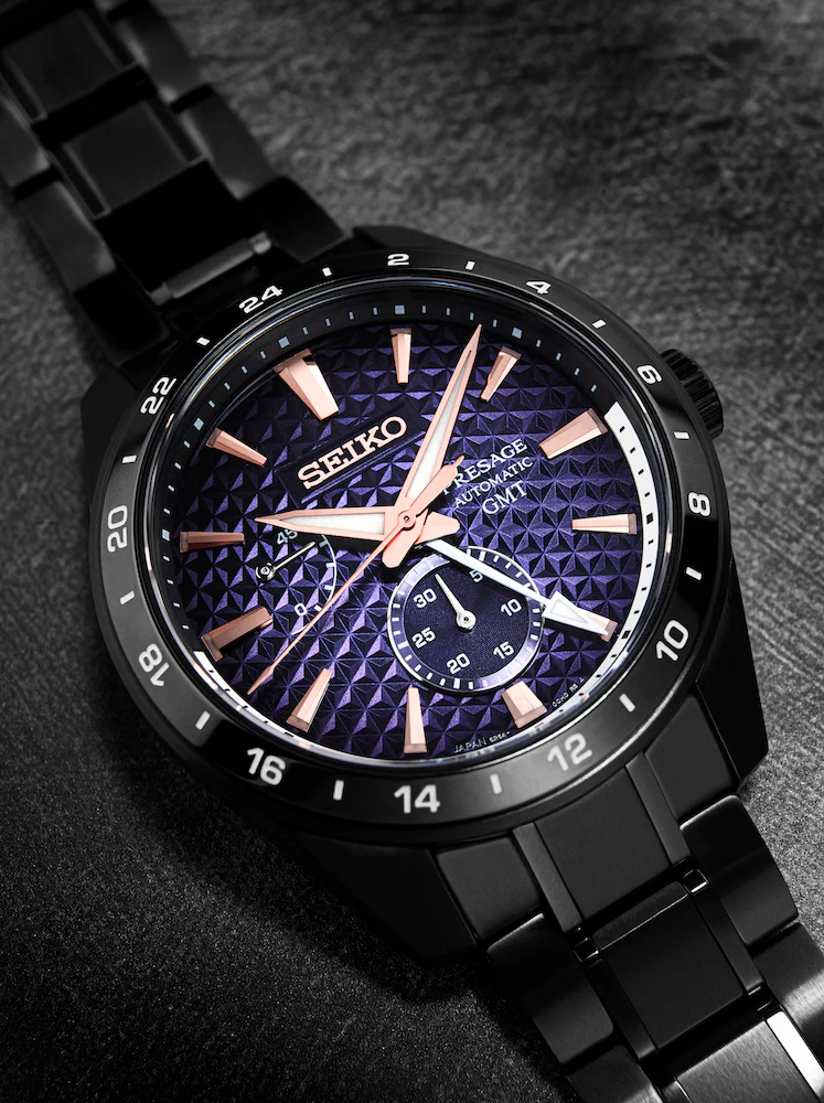 Seiko Presage Watch Sharp Edged Akebono GMT Limited Edition - Image 3