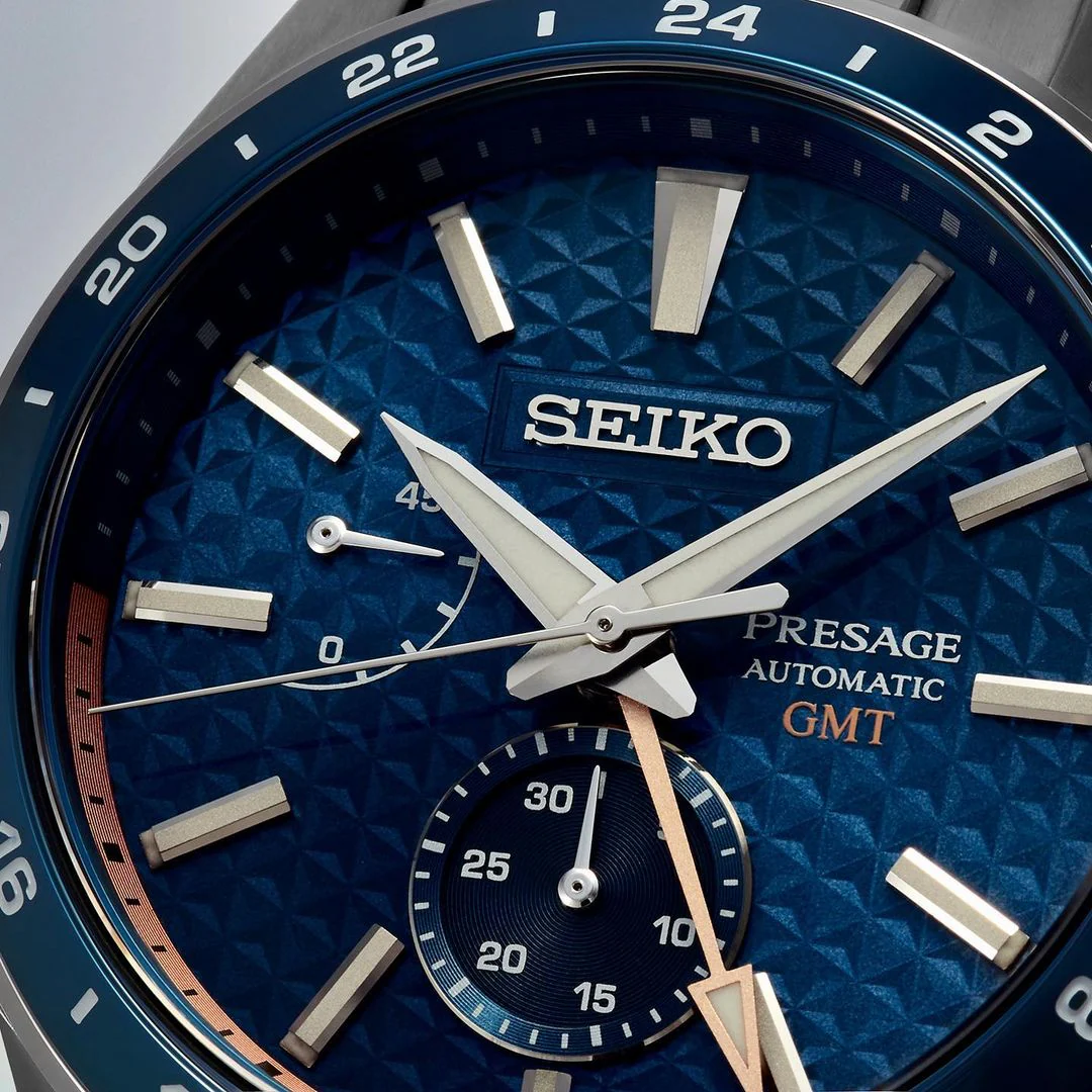 Seiko Presage Watch Sharp Edged GMT - Image 2