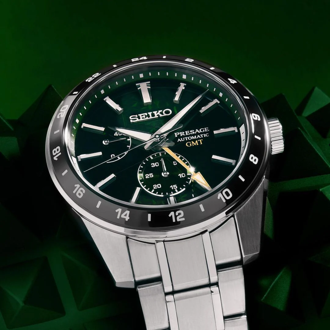 Seiko Presage Watch Sharp Edged GMT - Image 5