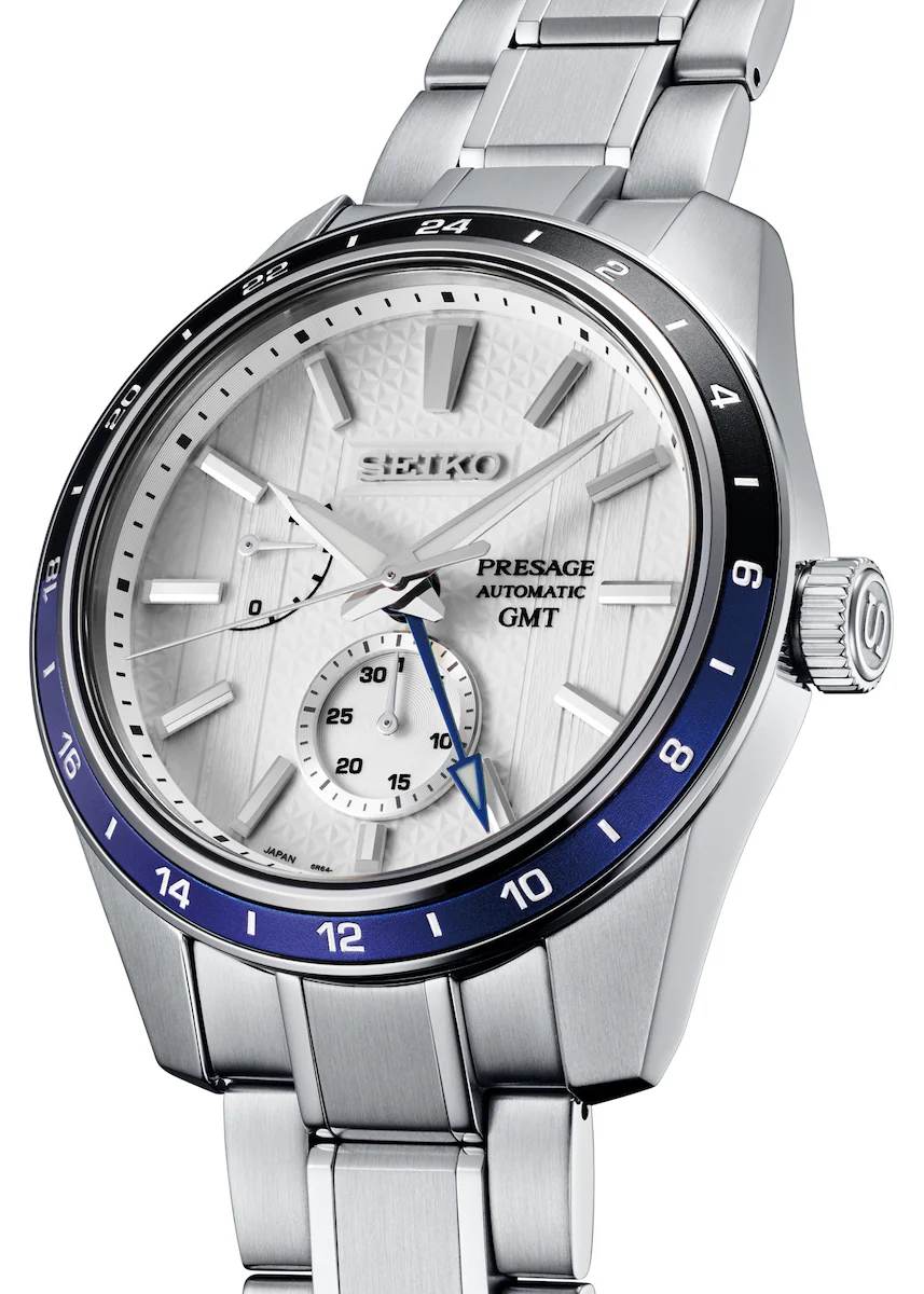 Seiko Presage Watch Sharp Edged GMT X Zero Halliburton Limited Edition - Image 3