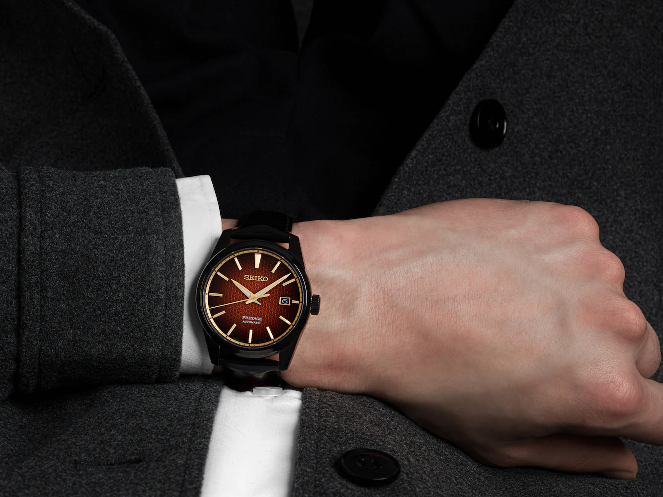 Seiko Presage Watch Sharp Edged Kabuki Limited Edition - Image 5