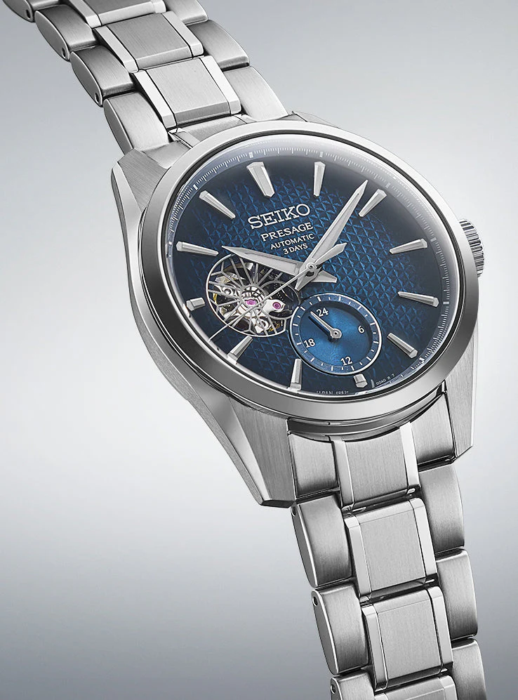 Seiko Presage Sharp Edged Ao Open Heart - Image 3