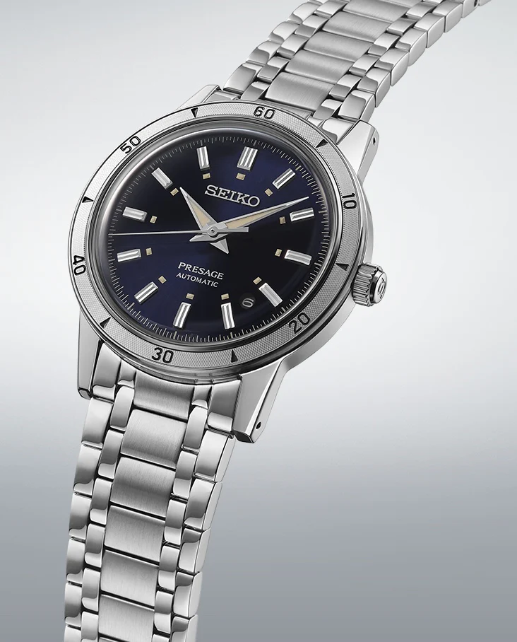 Seiko Presage Presage Style 60s Elegant Yet Rugged Navy - Image 3