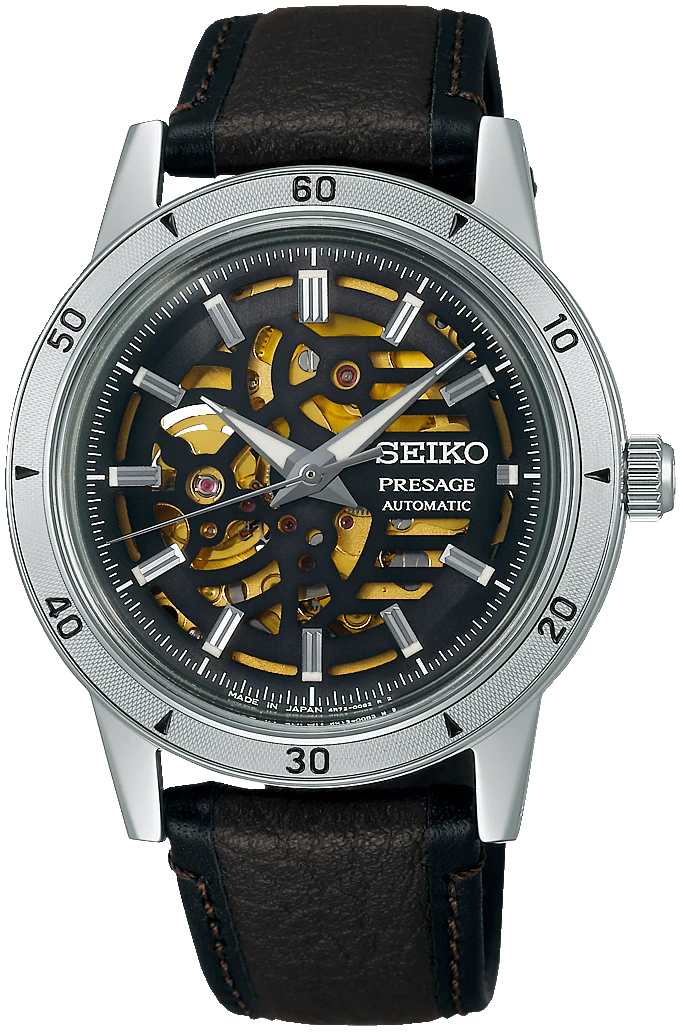 Seiko Presage Style 60s Elegant Yet Rugged Biker Style Watch