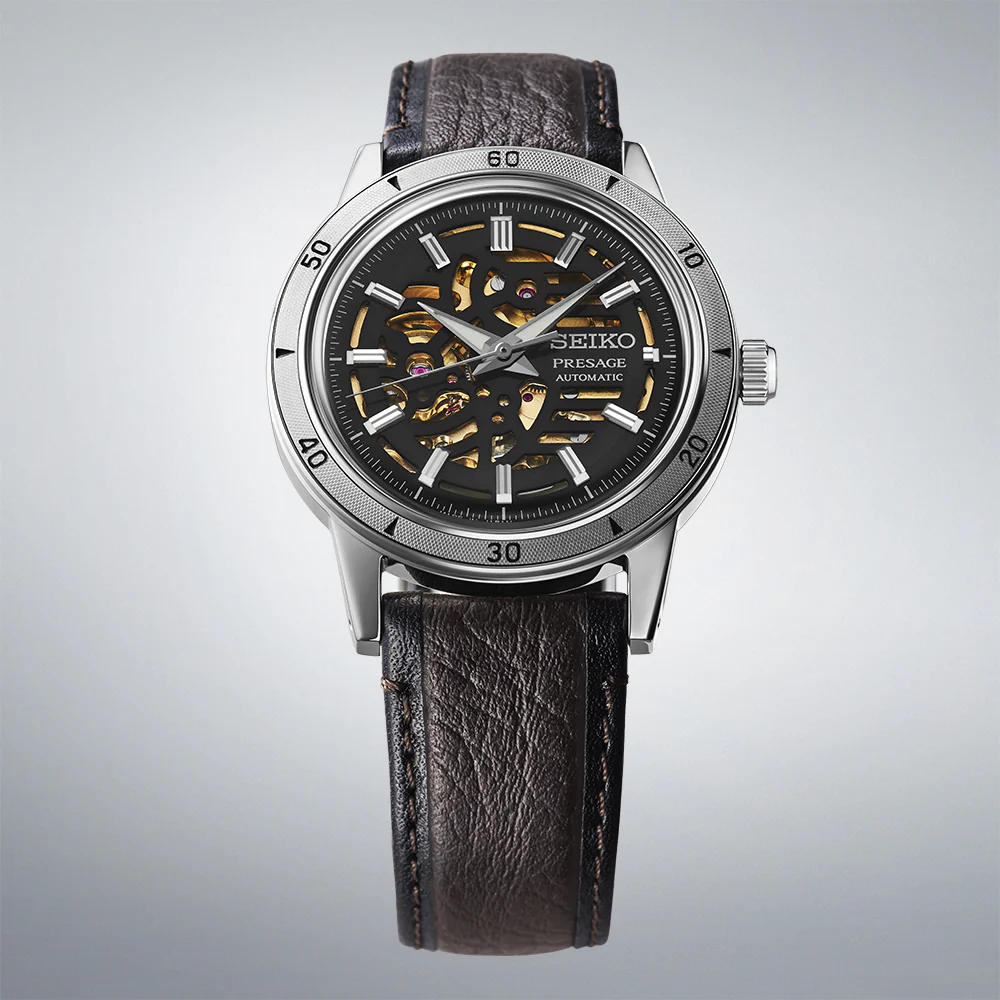 Seiko Presage Style 60s Elegant Yet Rugged Biker Style Watch - Image 2