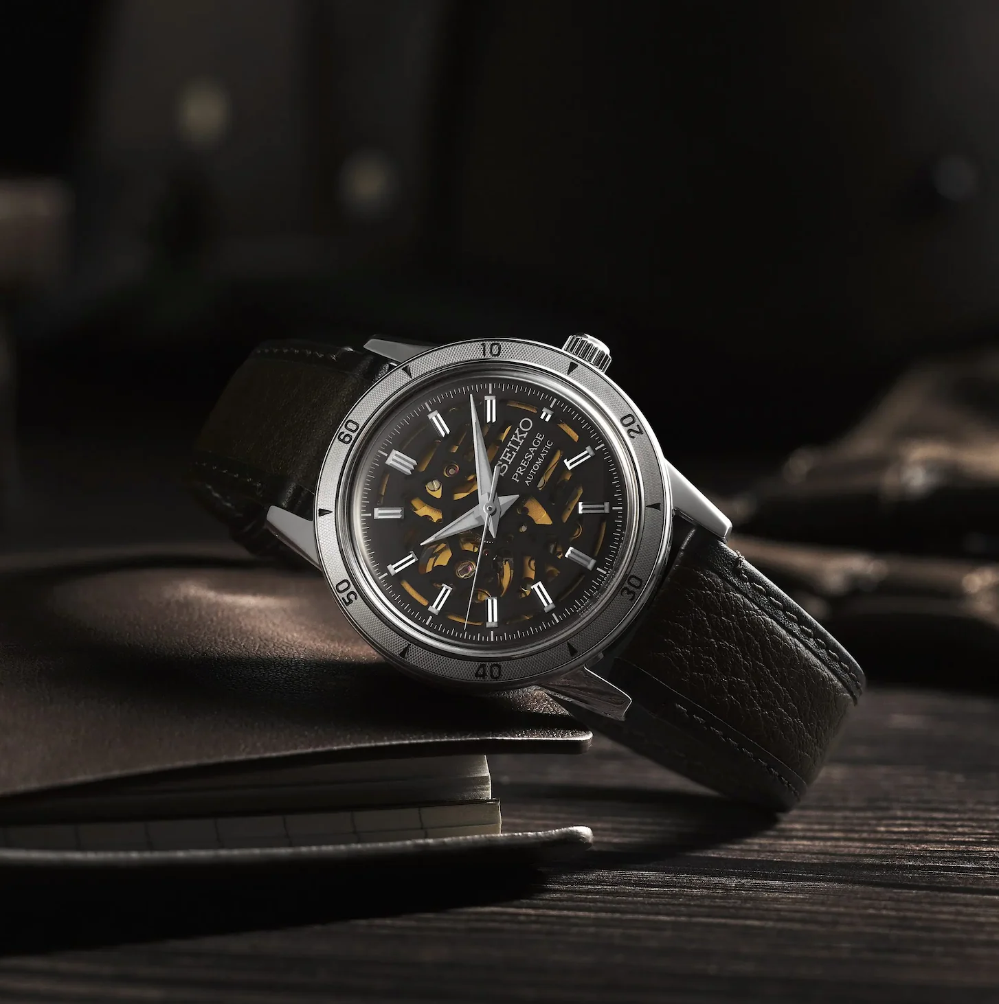 Seiko Presage Style 60s Elegant Yet Rugged Biker Style Watch - Image 4