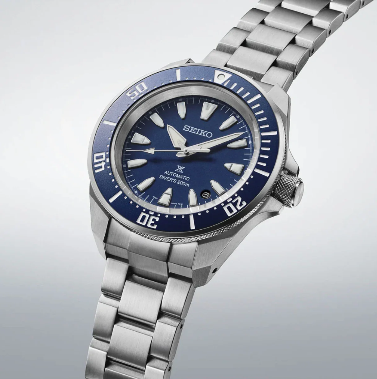 Seiko Prospex 4R Compact Mechanical Divers Cobalt Blue Watch - Image 2