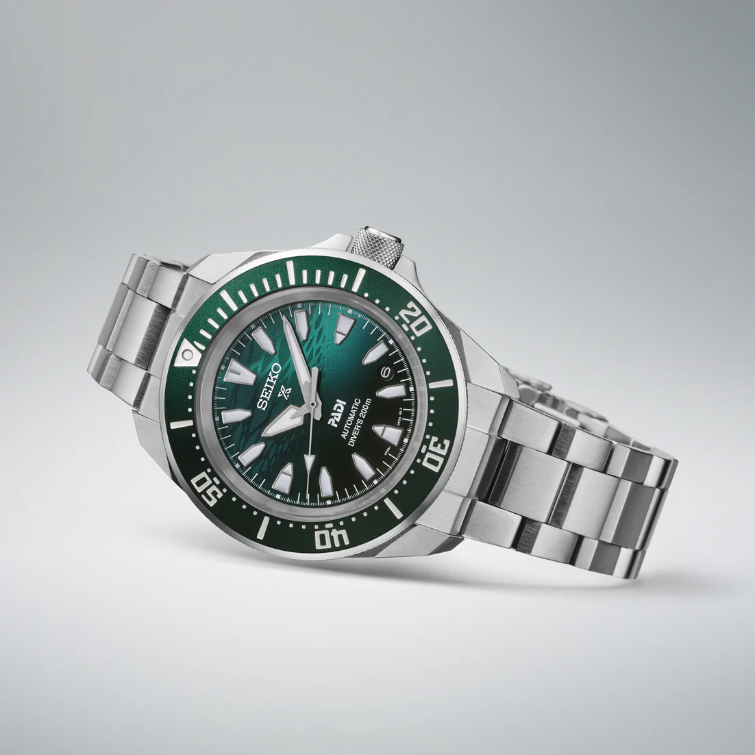 Seiko Prospex PADI 60th Anniversary 4R Compact Mechanical Divers Underwater Green Watch - Image 5