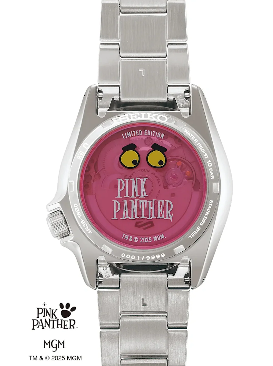 Seiko 5 Sports x Pink Panther Limited Edition Watch - Image 3