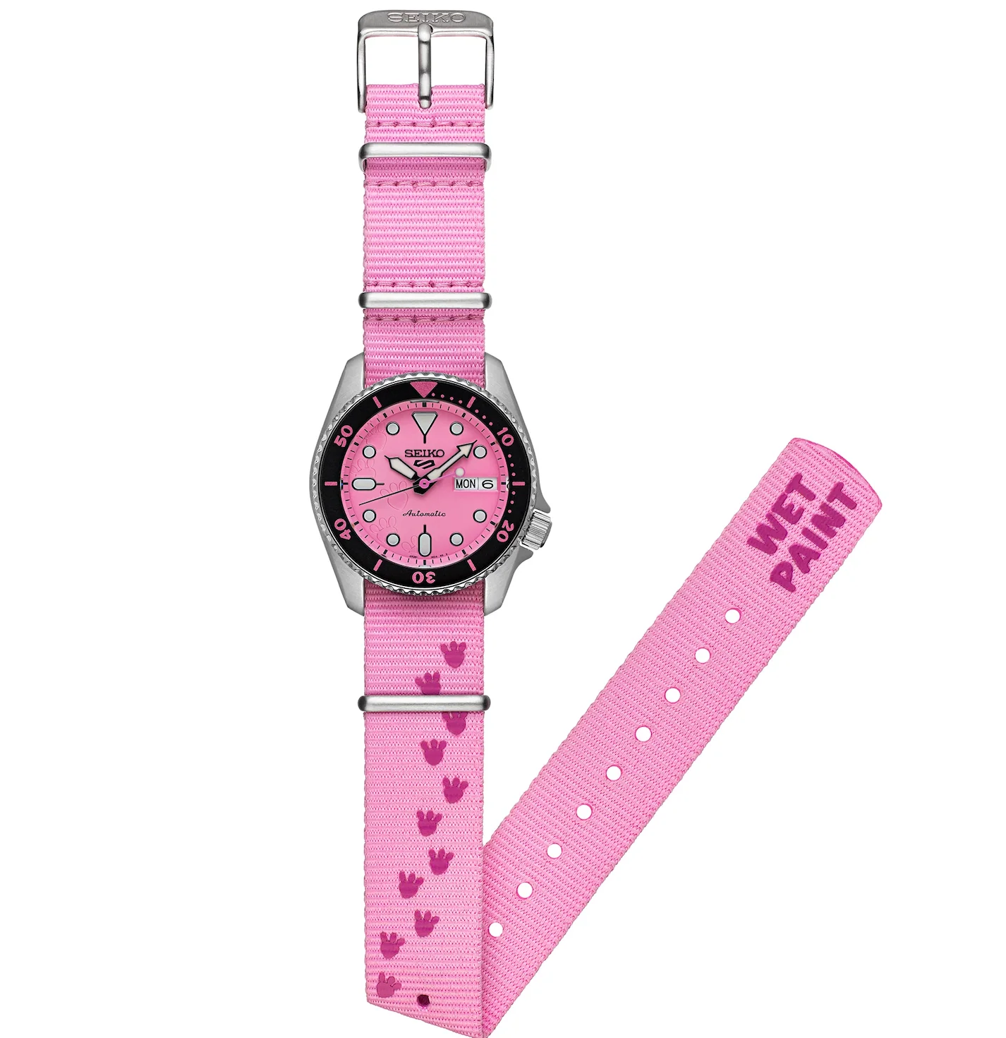 Seiko 5 Sports x Pink Panther Limited Edition Watch - Image 4