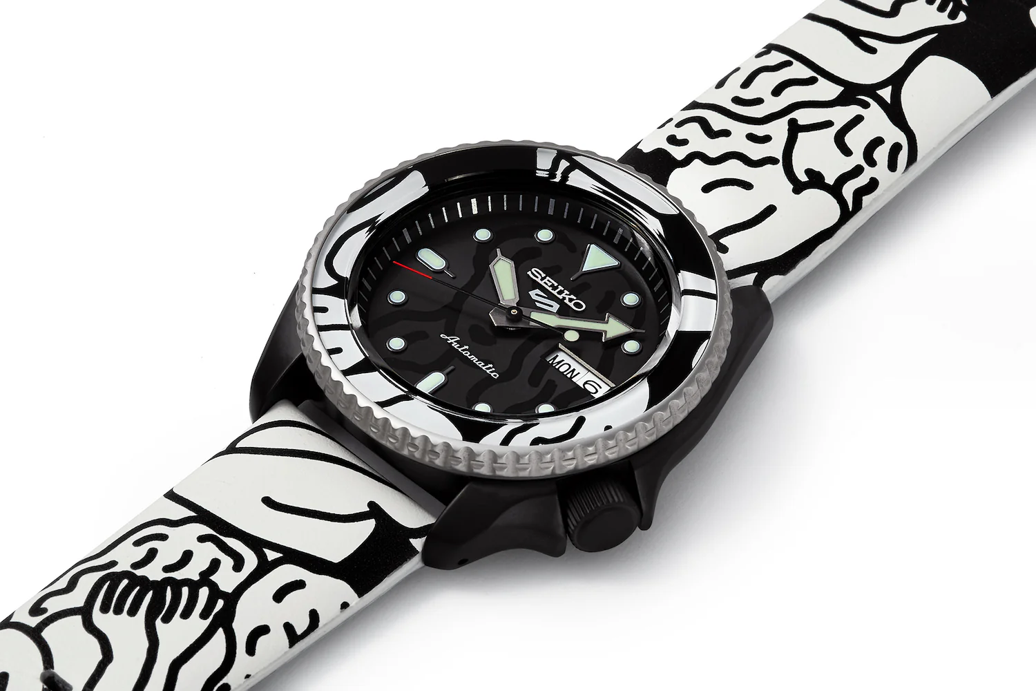 Seiko Watch 5 Sports Auto Moai Limited Edition D - Image 3