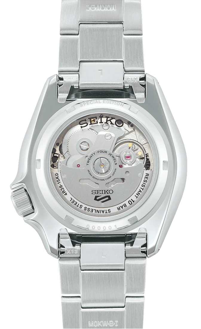 Seiko 5 Sports Black And White Checker Flag Special Edition - Image 2