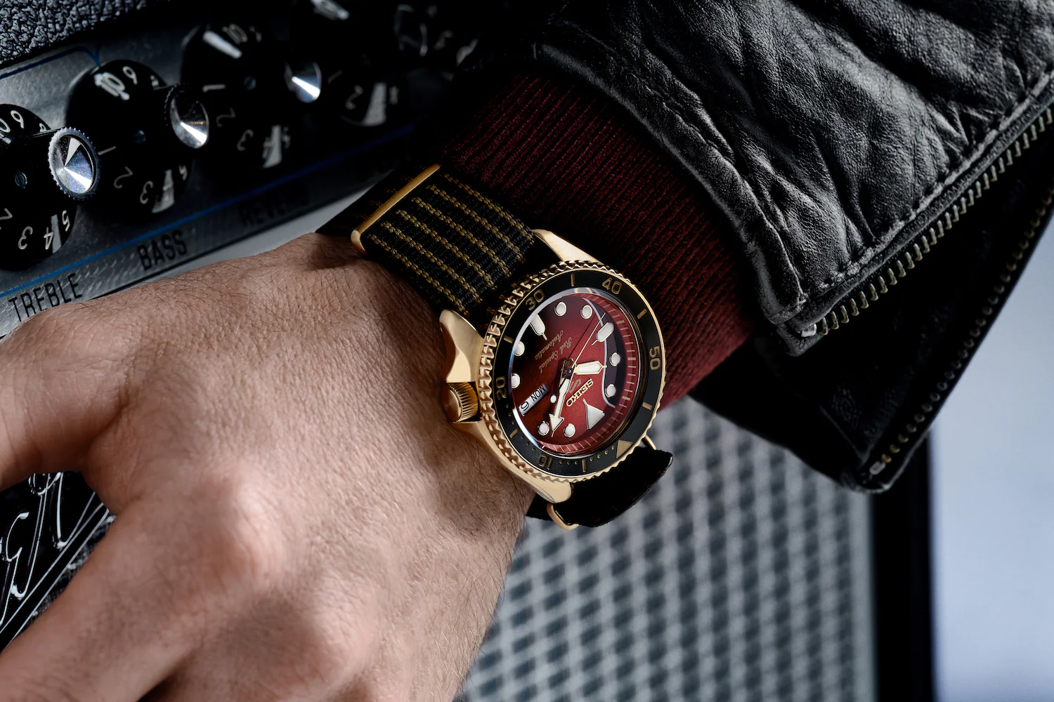 Seiko Watch 5 Sports Brian May Red Special II Limited Edition - Image 4