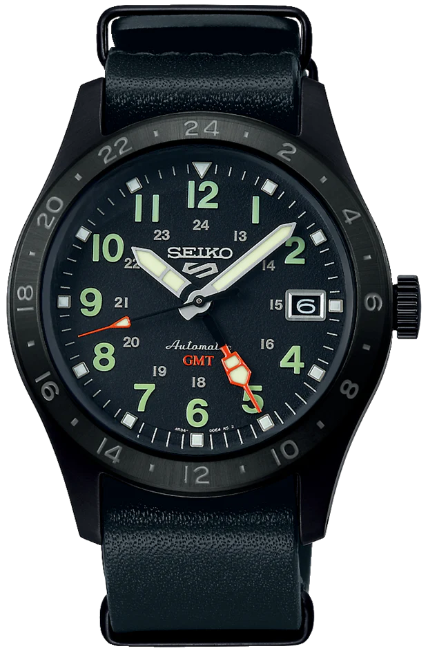 Seiko 5 Sports Field Deception Mechanical GMT Watch