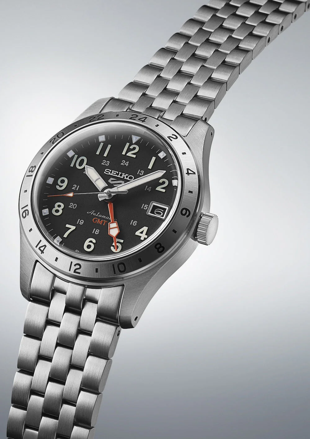 Seiko 5 Sports Field Deploy Mechanical GMT Watch - Image 3