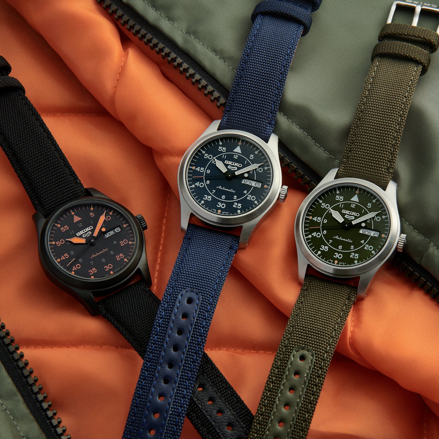 Seiko Watch 5 Sports Field Military Flieger - Image 2